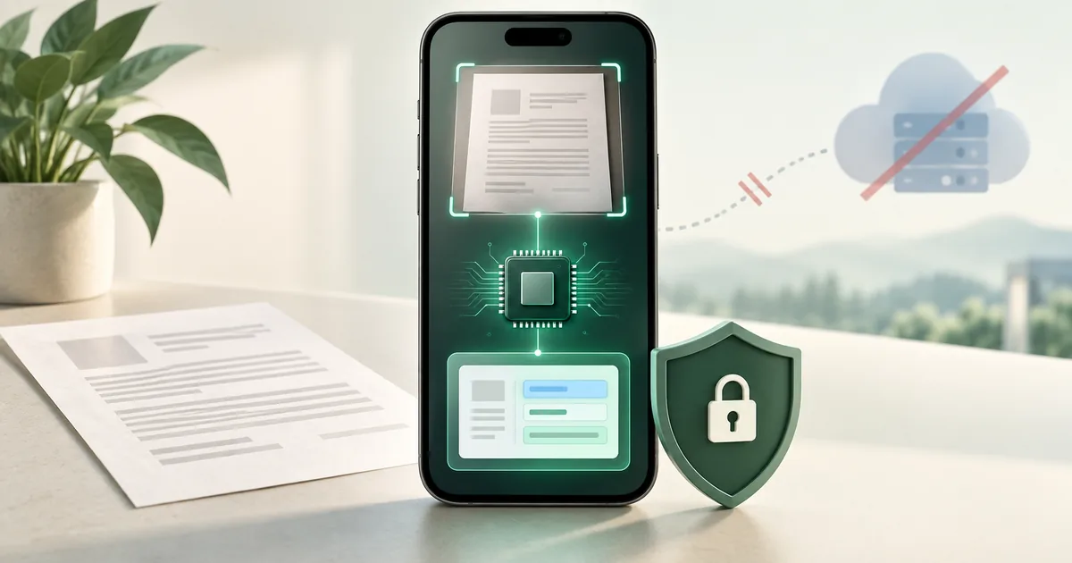 On-device OCR and data extraction with Docutain SDK