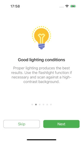Flutter document scanner onboarding